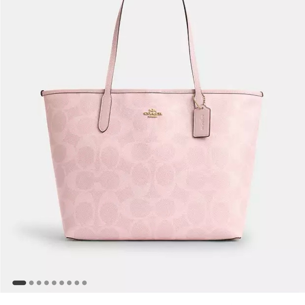 Coach Powder Pink City Tote